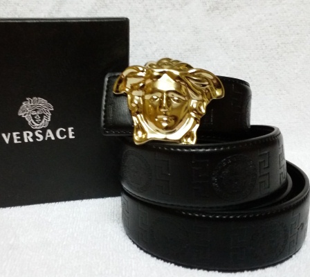 Mens Accessories Belts Versace Leather Belts in Black for Men Save 48% 